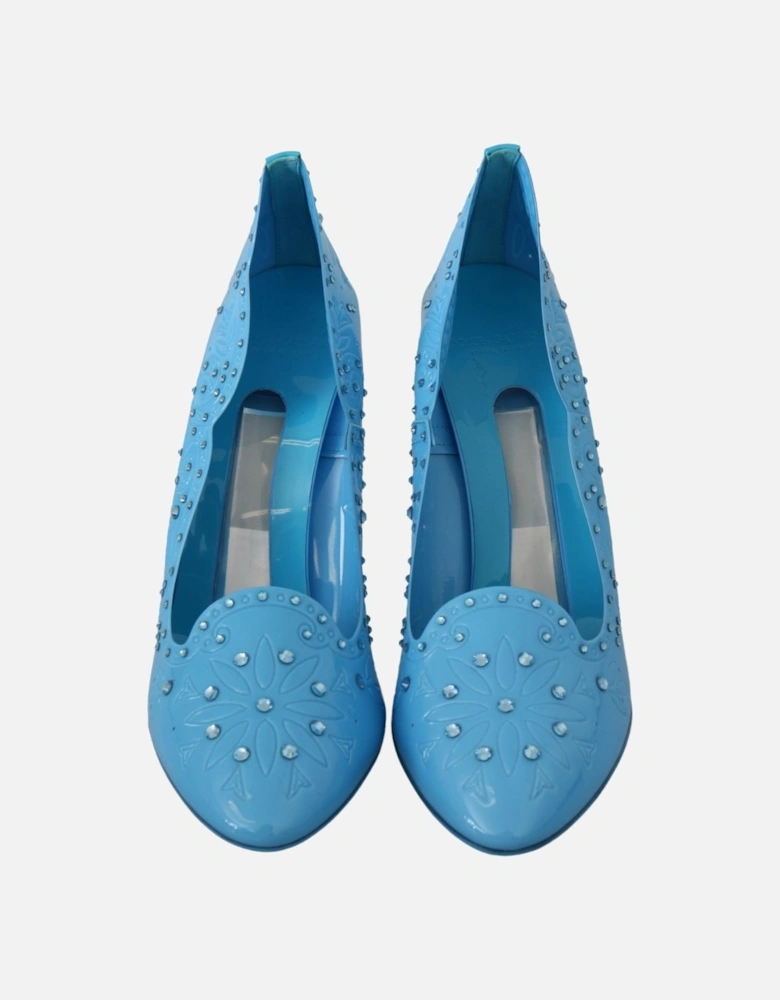 Dolce Gabbana Floral Pumps Light Blue Women