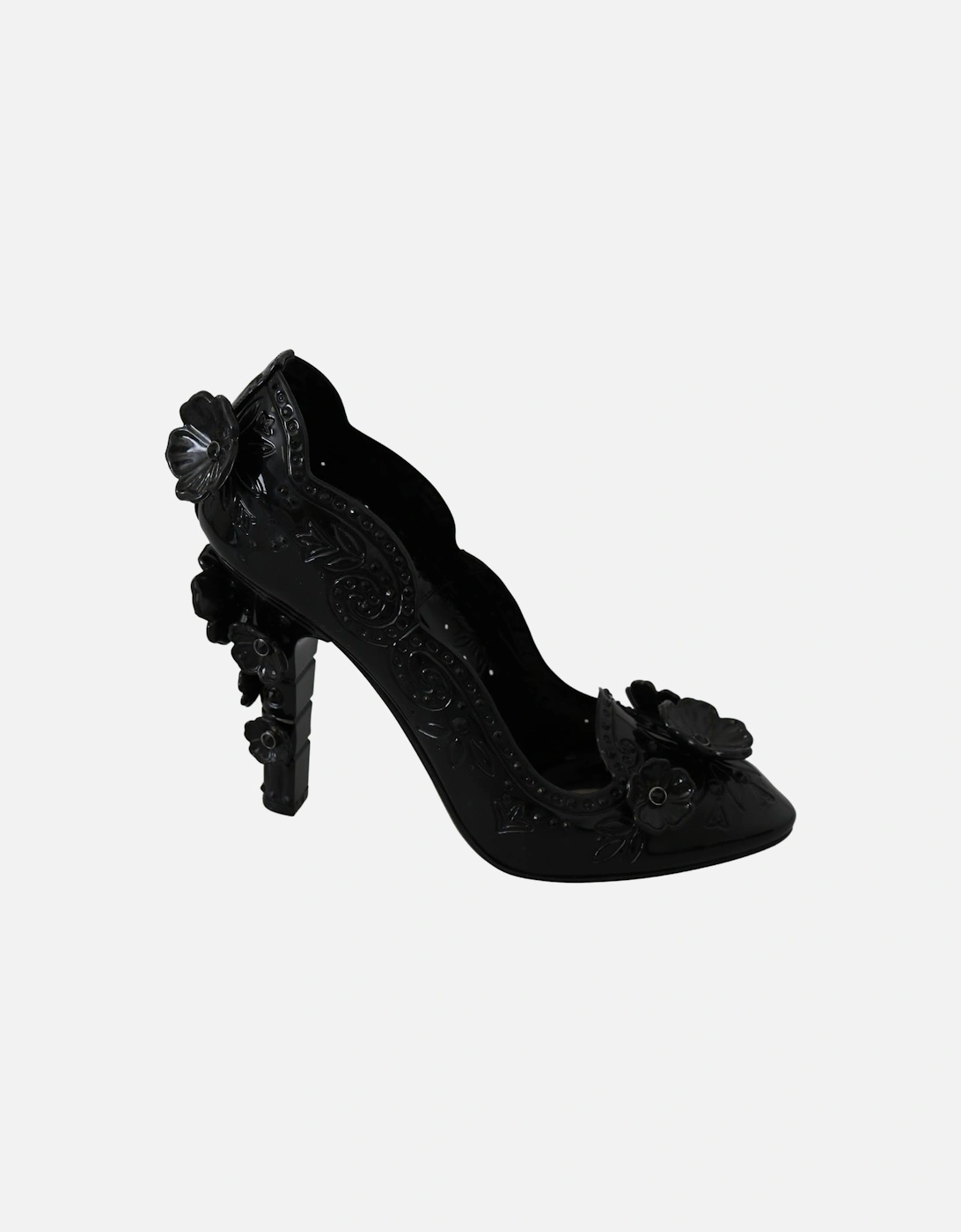 Floral Embellished PumpsHigh Heel Women - Black, 7 of 6