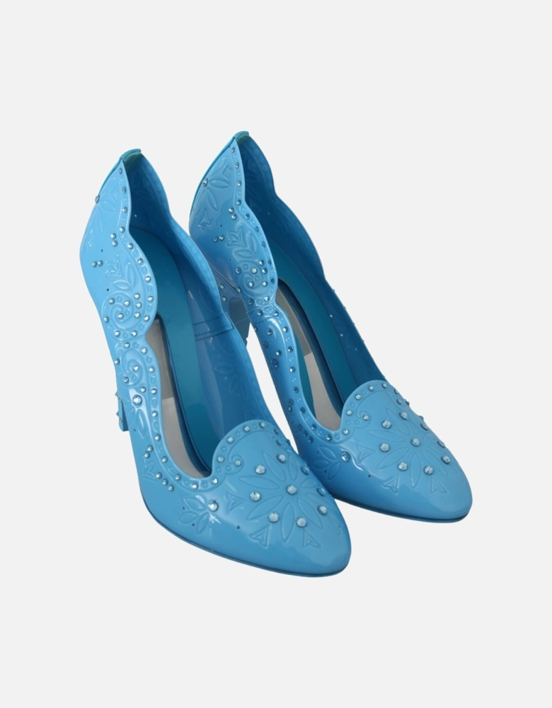 Dolce Gabbana Floral Pumps Light Blue Women