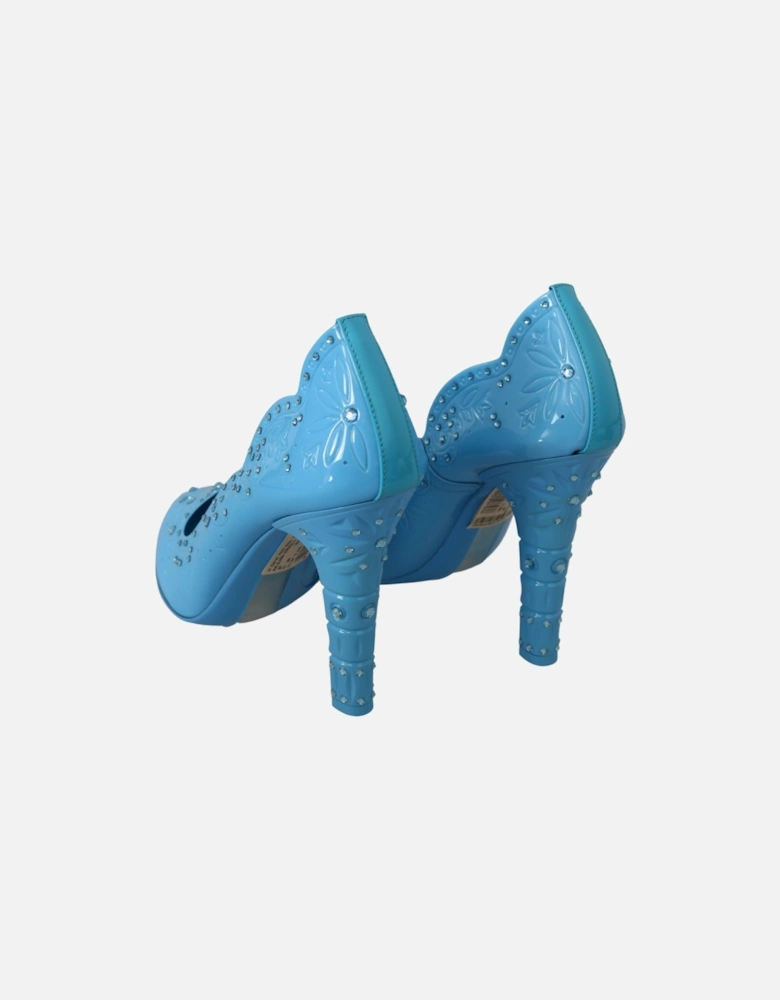 Dolce Gabbana Floral Pumps Light Blue Women