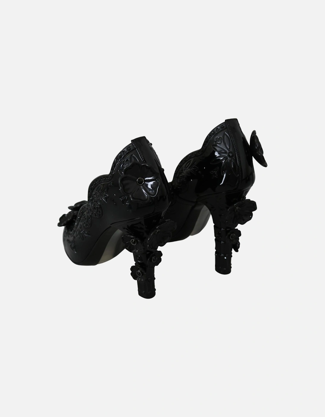 Floral Embellished PumpsHigh Heel Women - Black