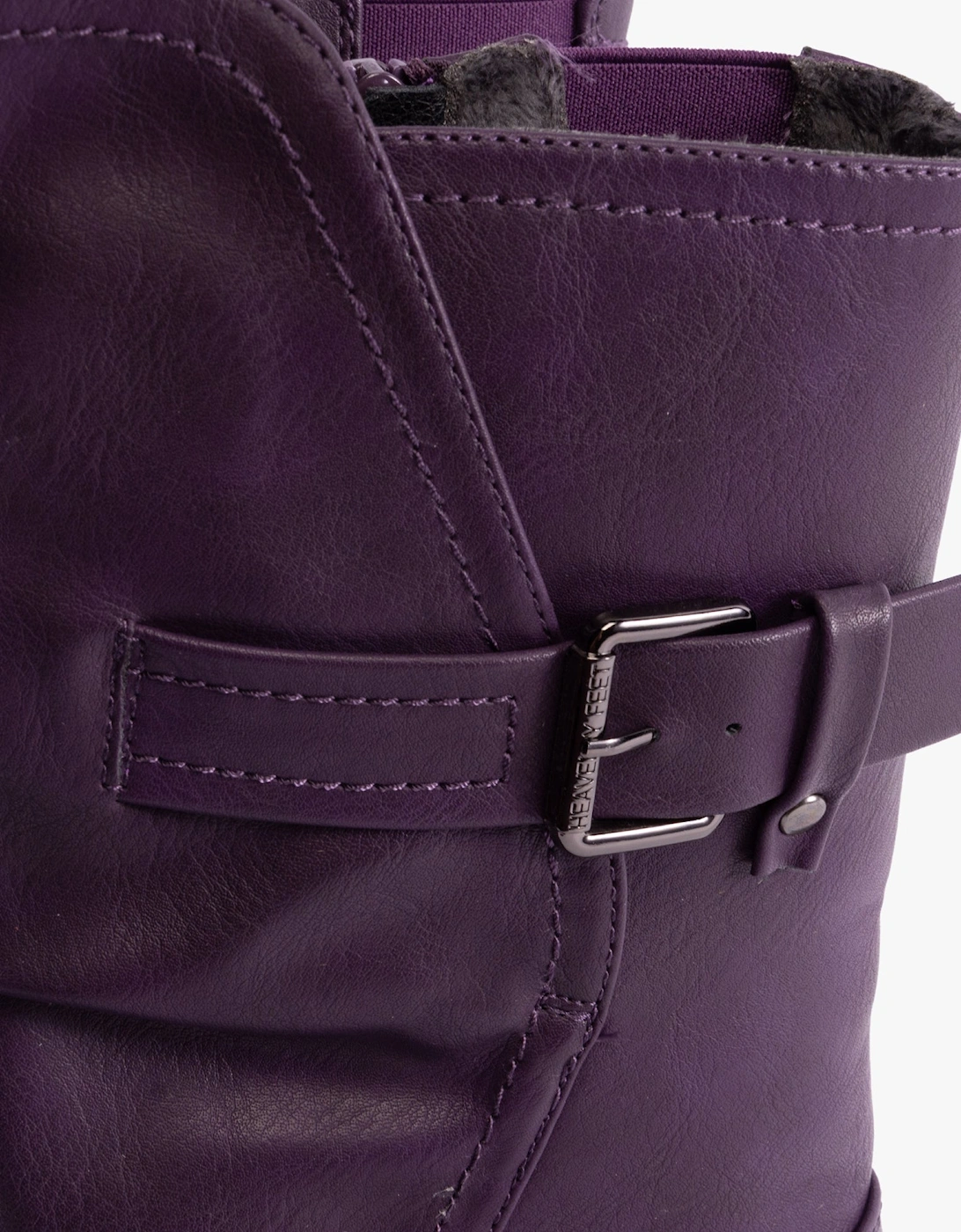HANNAH4 Womens Mid-Calf Boots Purple