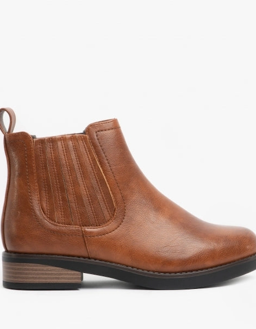 ROWAN Womens Chelsea Boots Tan, 6 of 5