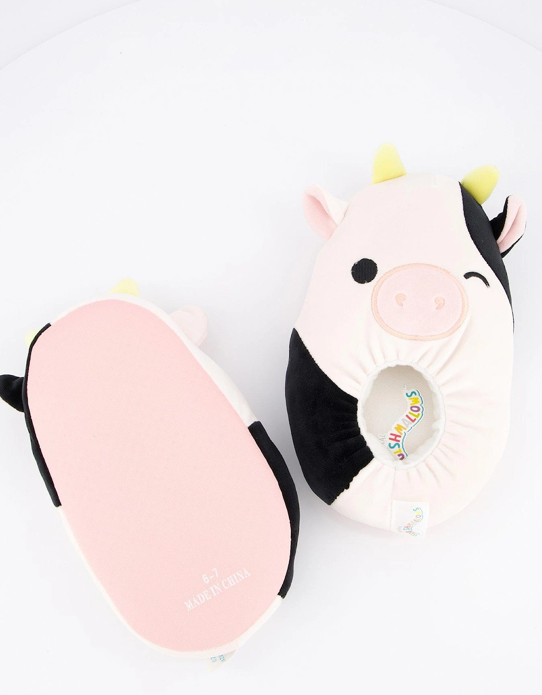 Squishmallow Connor Cow Slippers