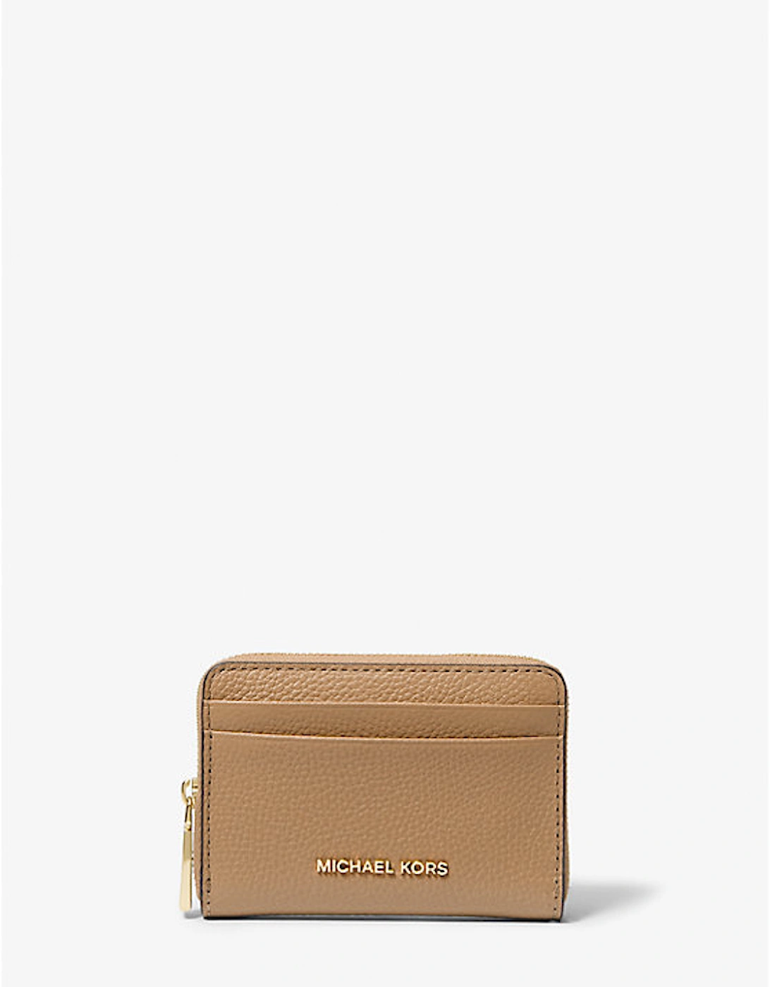 Jet Set Small Pebbled Leather Zip-Around Card Case, 2 of 1