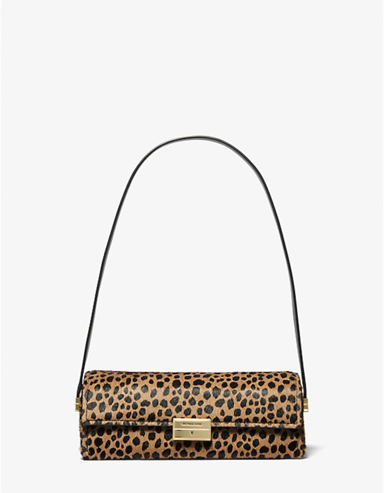 Ludlow Small Cheetah-Print Calf Hair Convertible Pochette