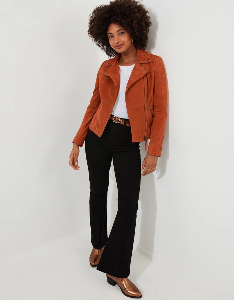 Suede Jacket - Orange