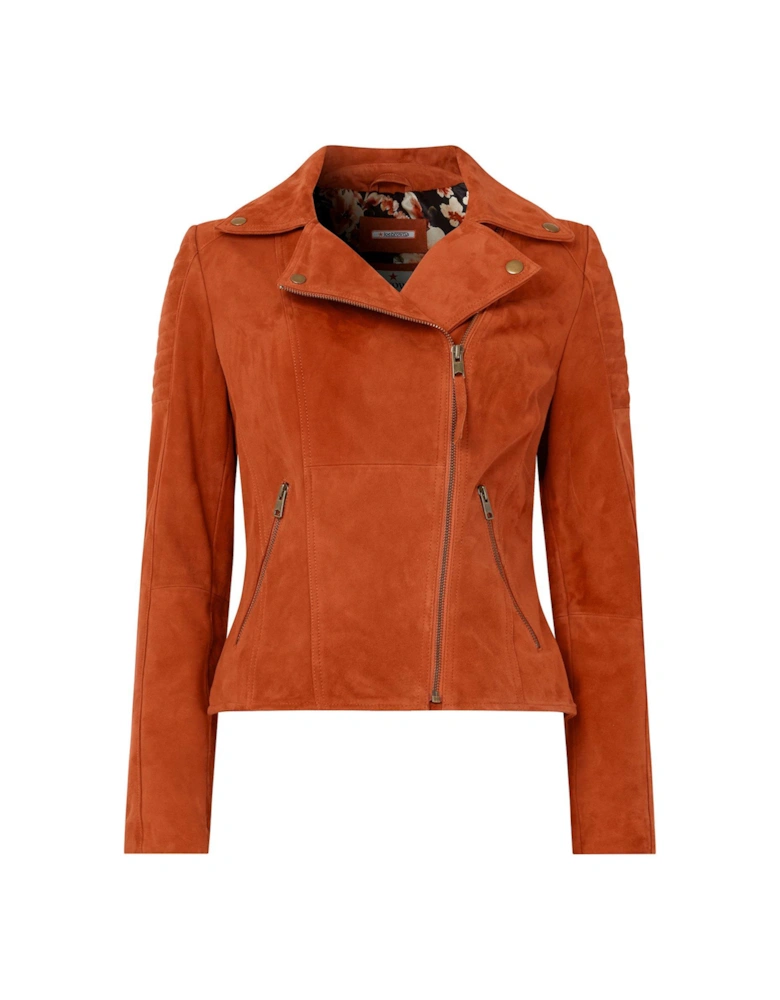 Suede Jacket - Orange