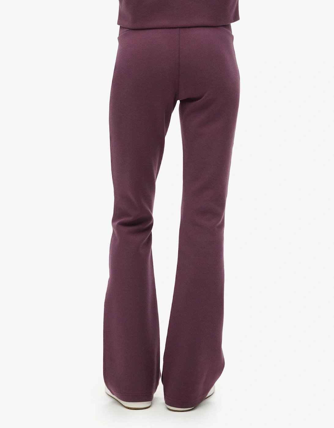 Sport Tech Low Rise Flared Joggers - Purple