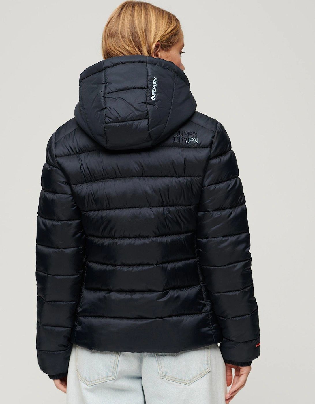 Hooded Fuji Padded Jacket - Navy