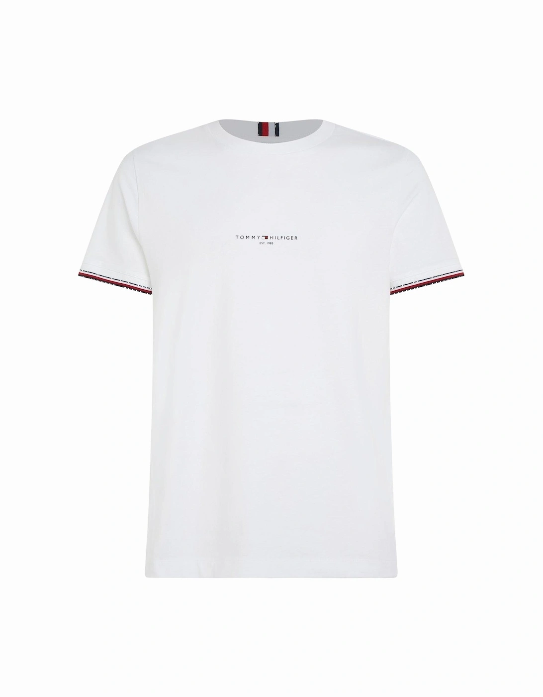 Logo Tipped T-Shirt - White