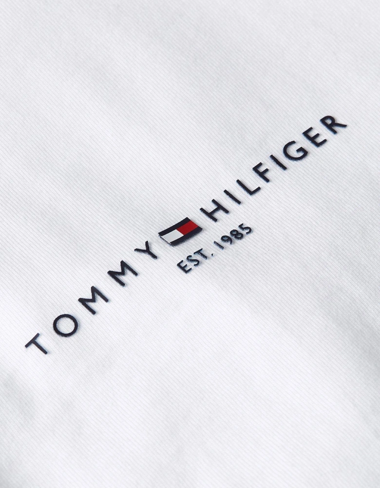 Logo Tipped T-Shirt - White