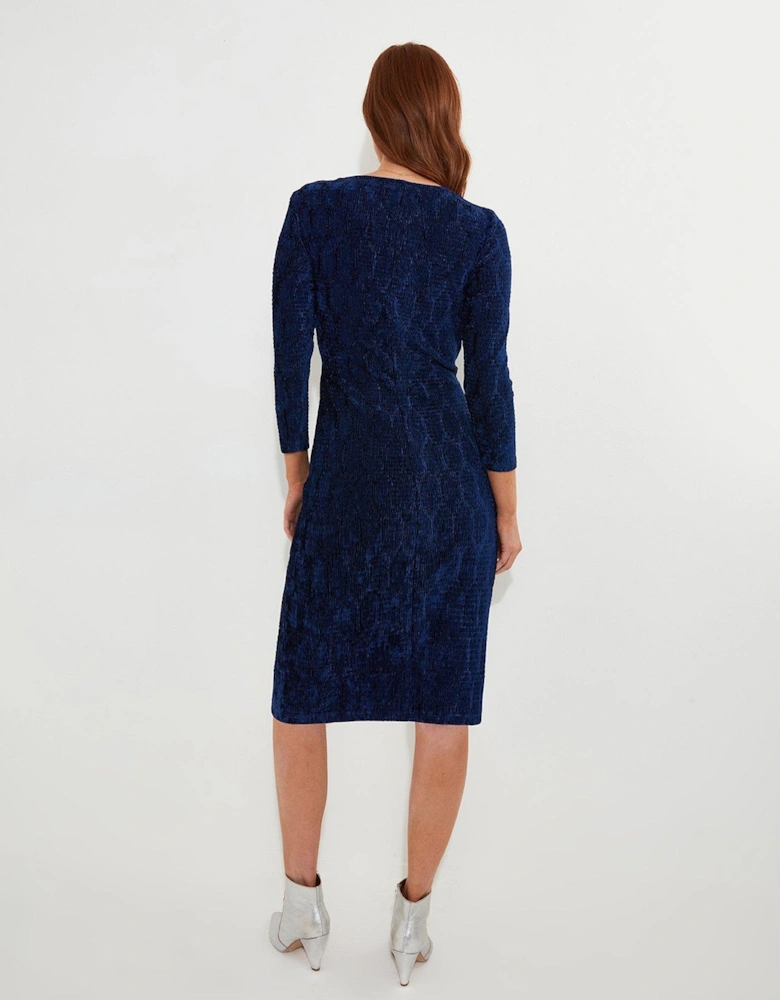 Vivian Stretch Velour Dress