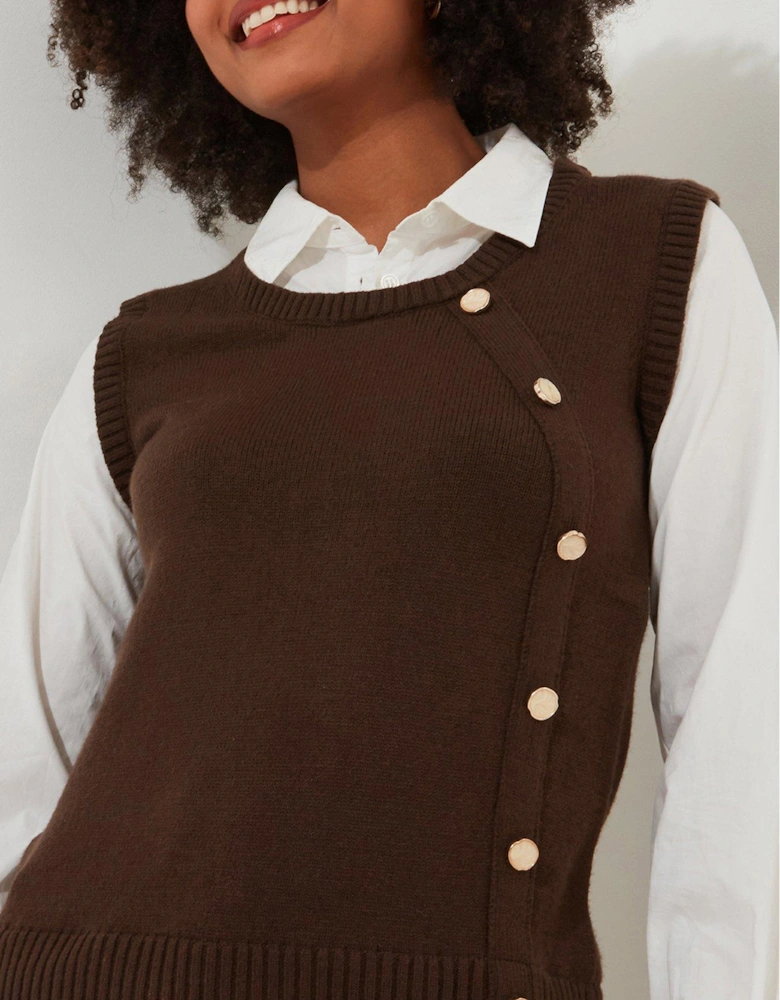 Shirt Jumper - Brown