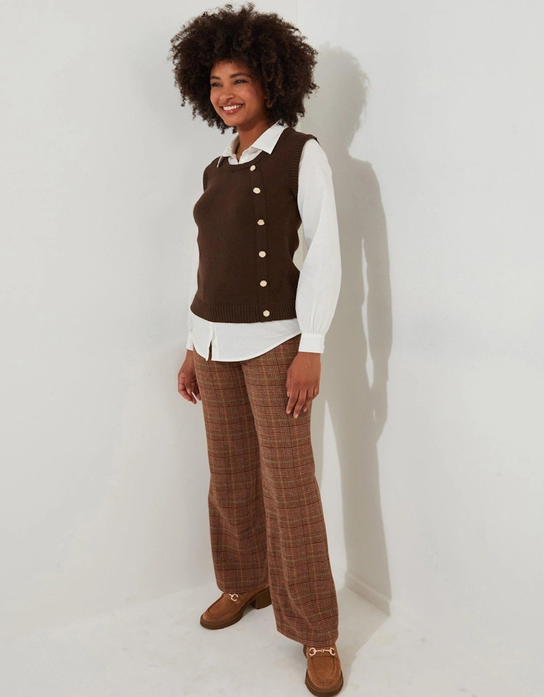 Shirt Jumper - Brown