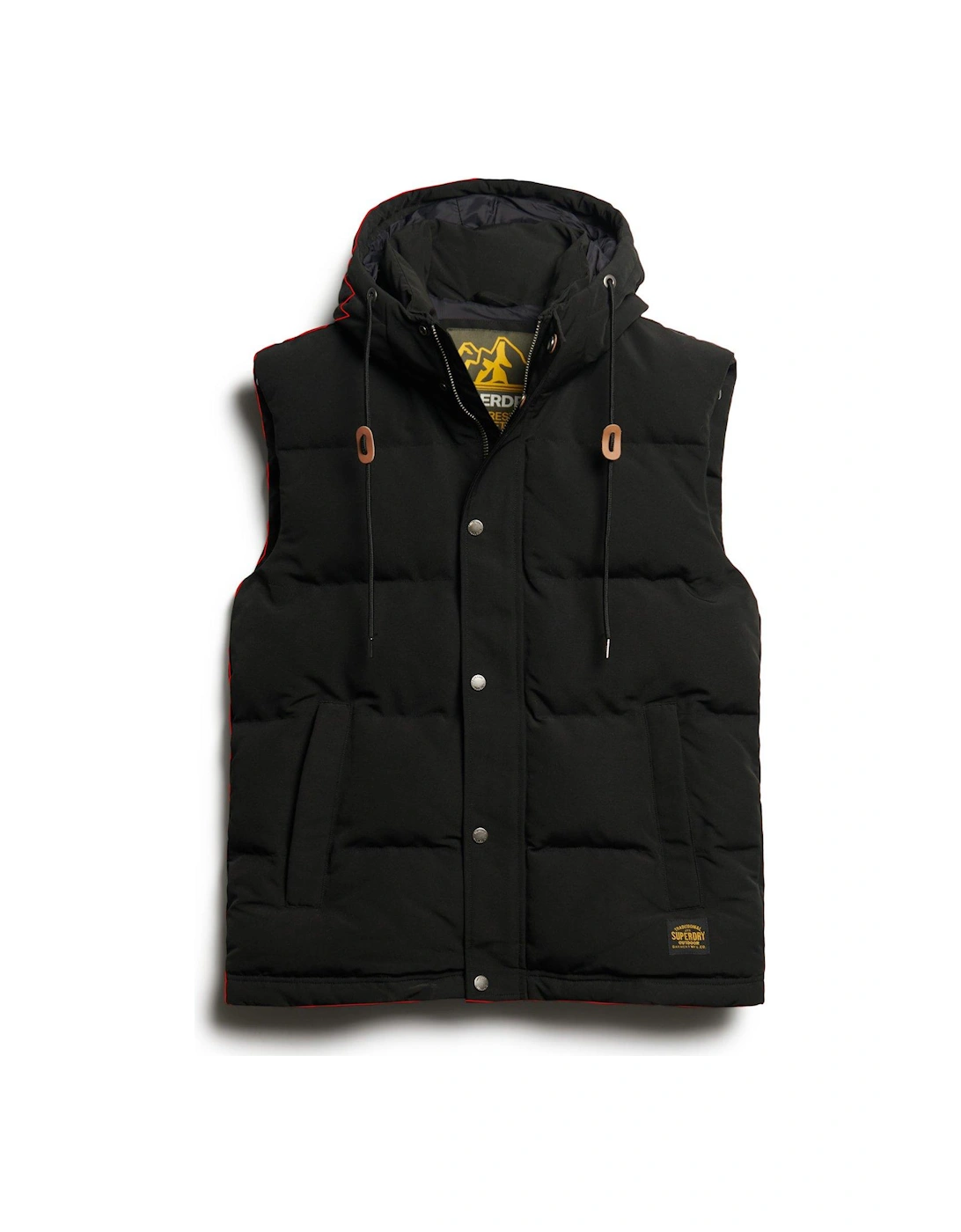 Hooded Everest Padded Gilet - Black