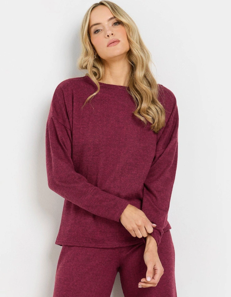 Tall Batwing Jumper - Red