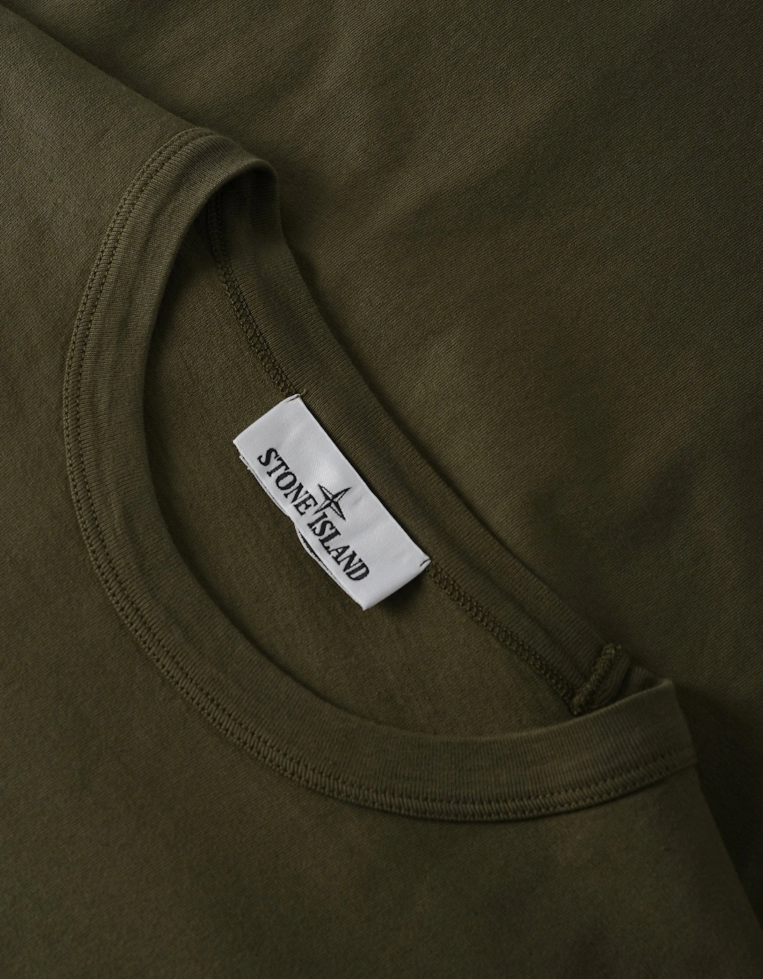 Zip Pocket Cotton T-Shirt Green