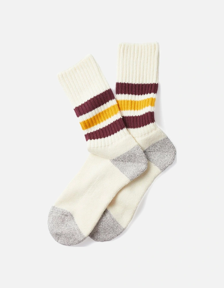 Coarse Ribbed Old School Crew Socks