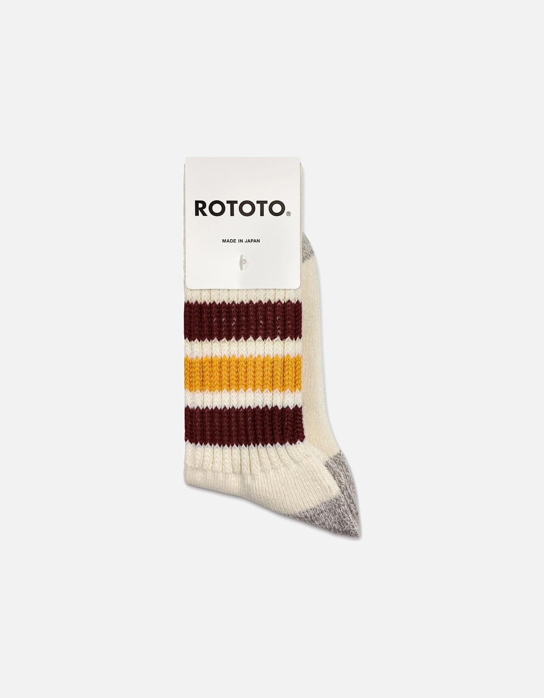 Coarse Ribbed Old School Crew Socks, 3 of 2