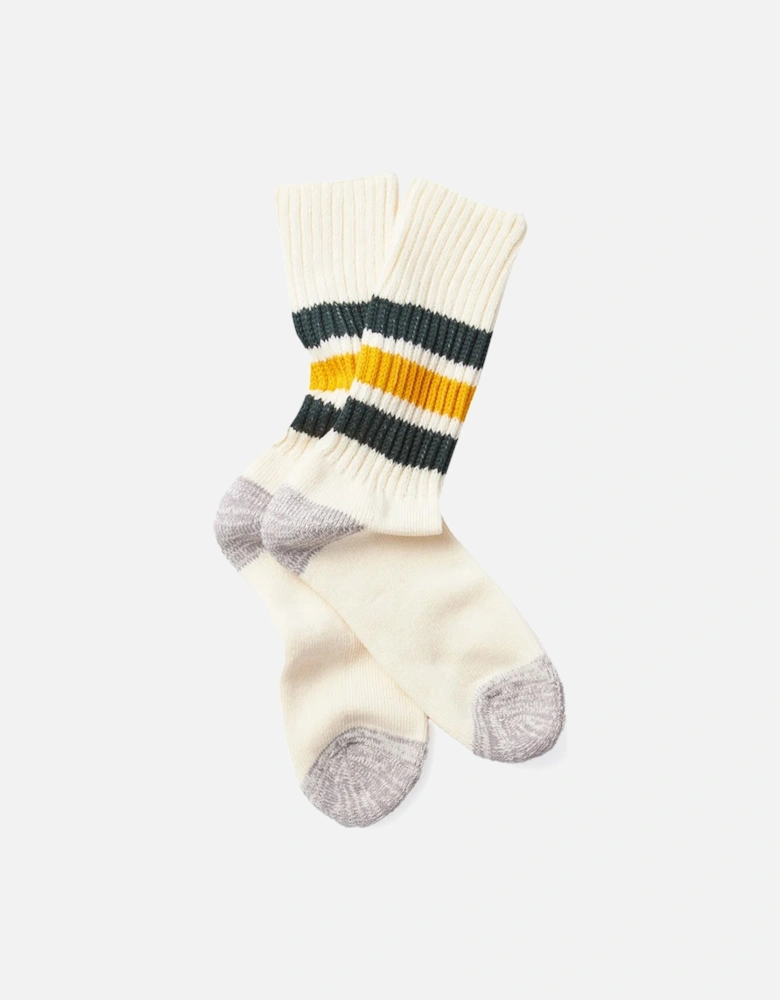 Coarse Ribbed Old School Crew Socks