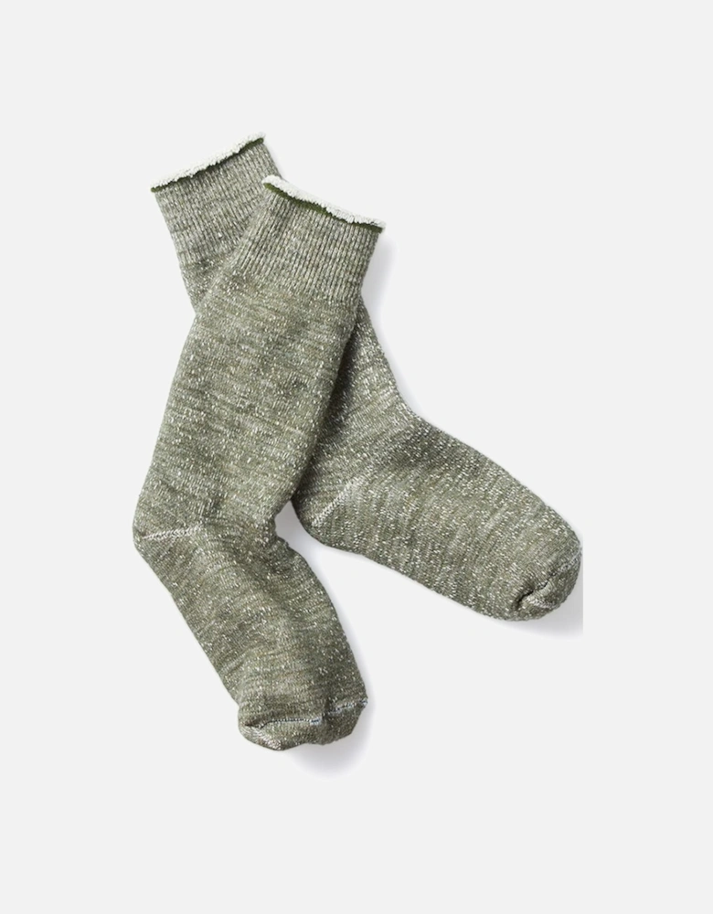 Double Face Merino Wool Crew Socks