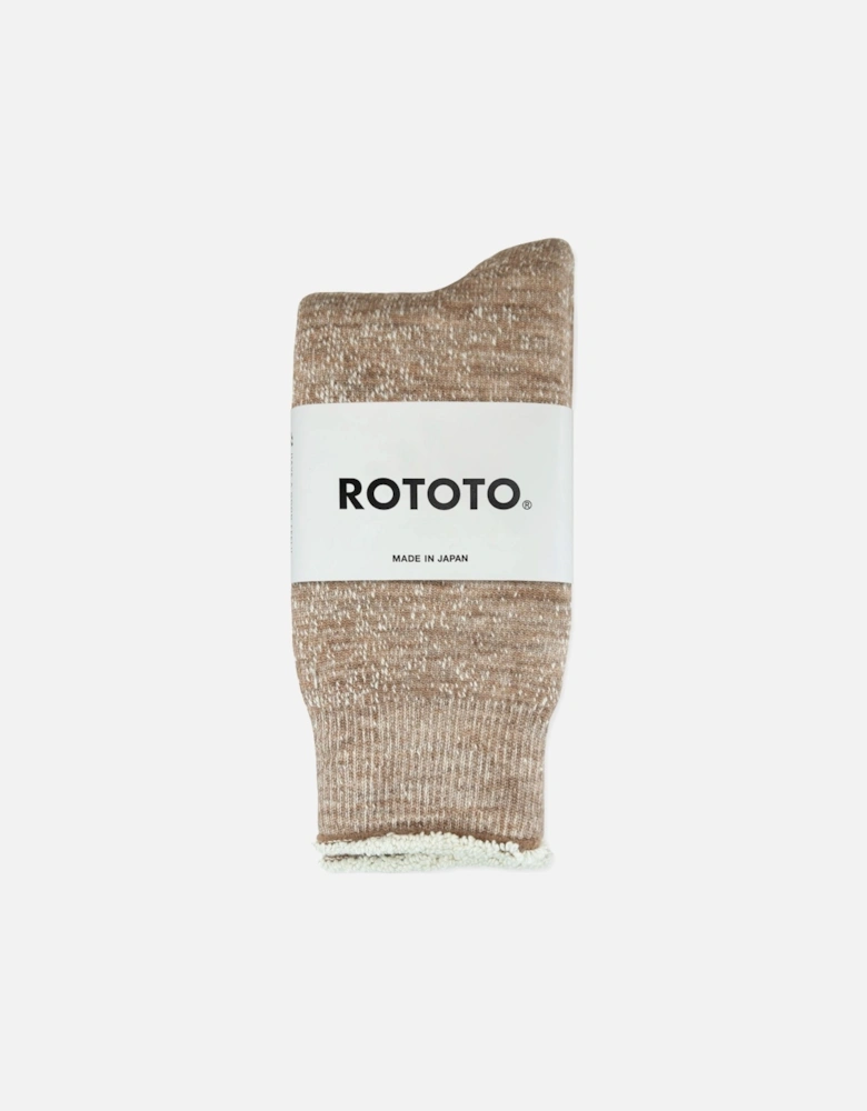 Double Face Merino Wool Crew Socks