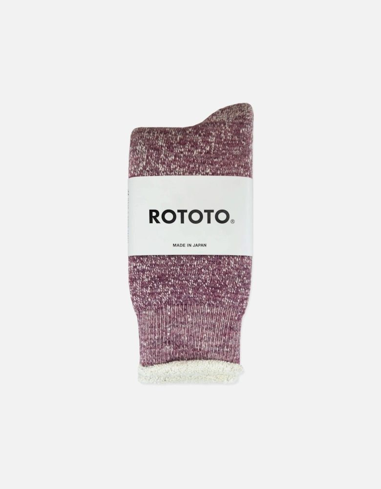 Double Face Merino Wool Crew Socks