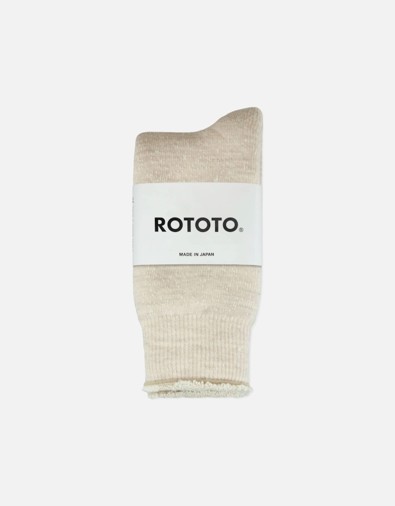 Double Face Merino Wool Crew Socks