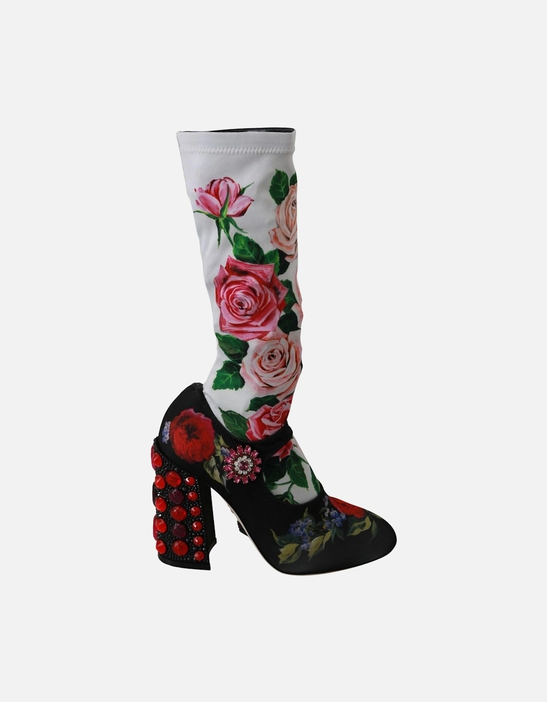 Floral Print Booties Rose Print Style Women - Multicolor, 7 of 6