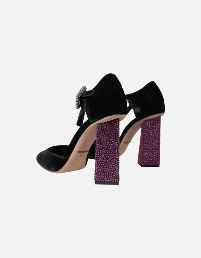 Strass Crystal Mary Jane Pumps Women - Black