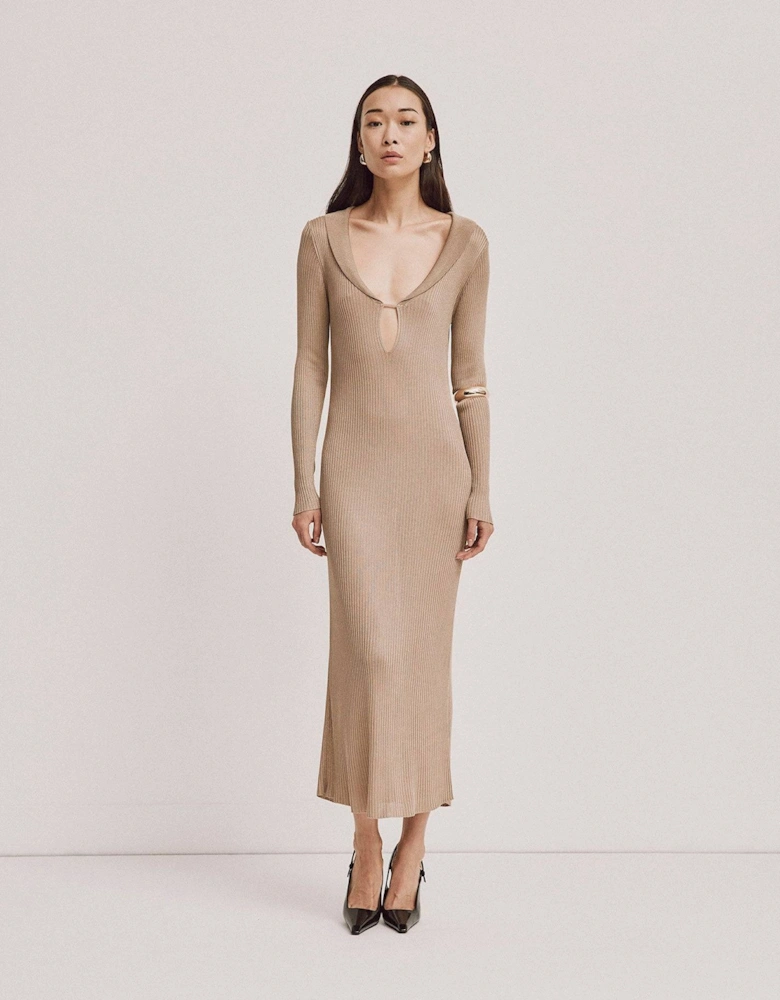 Kea Dress In Taupe