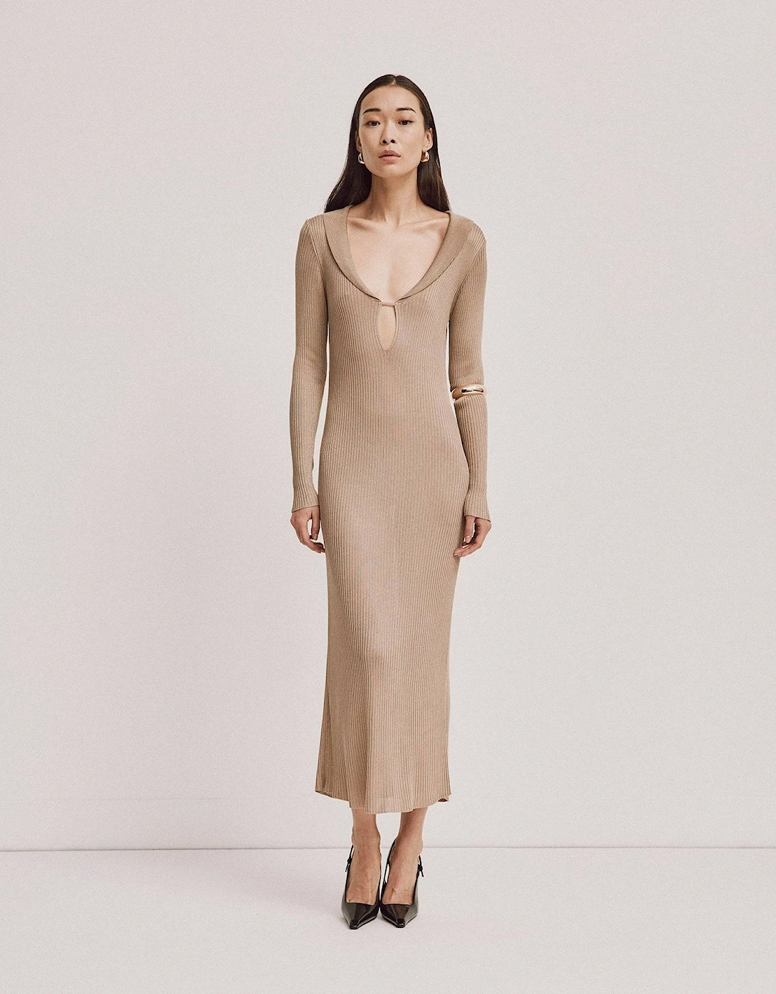 Kea Dress In Taupe, 9 of 8