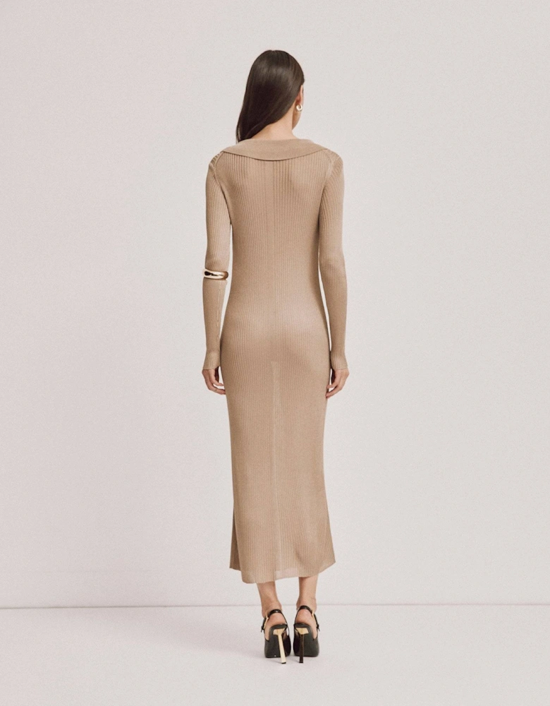 Kea Dress In Taupe