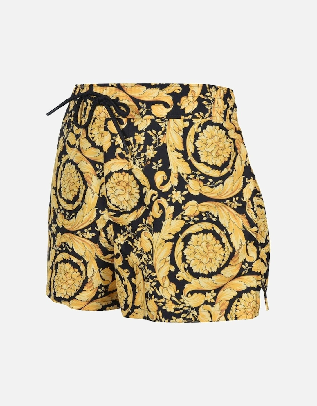 Barocco Swim Shorts, Black/Gold