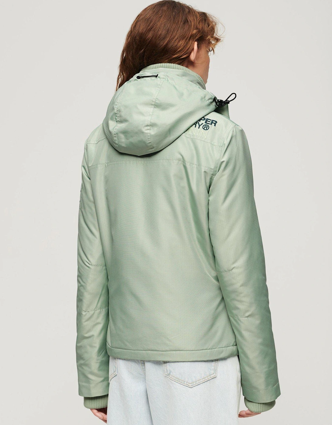 Hooded Mountain Windbreaker Jacket - Green