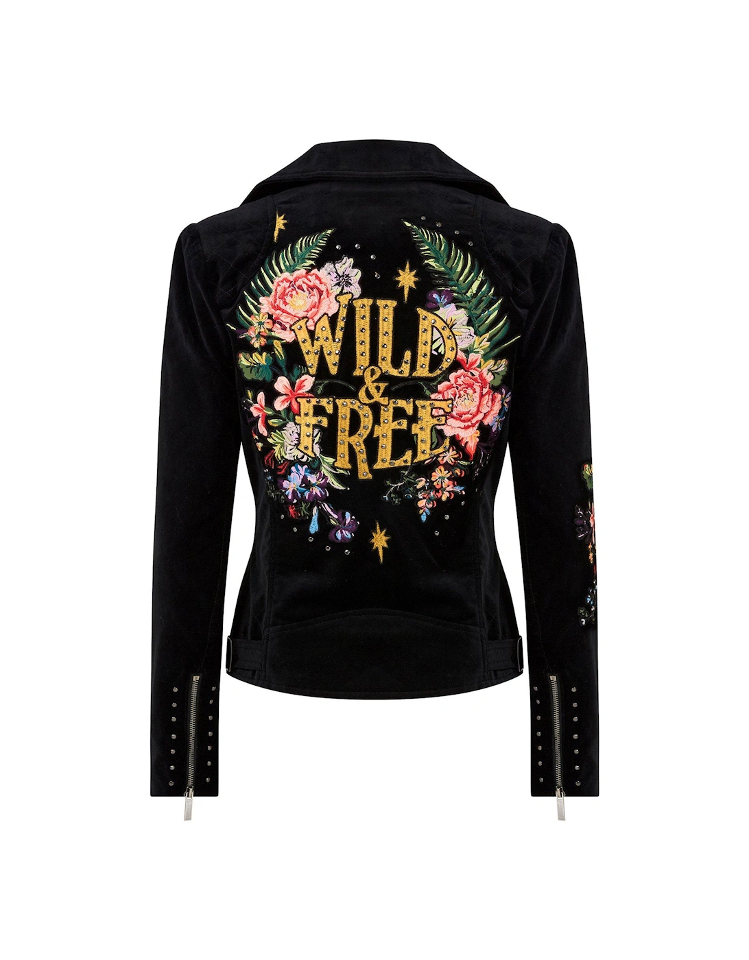 Embroidered Boutique Jacket - Black