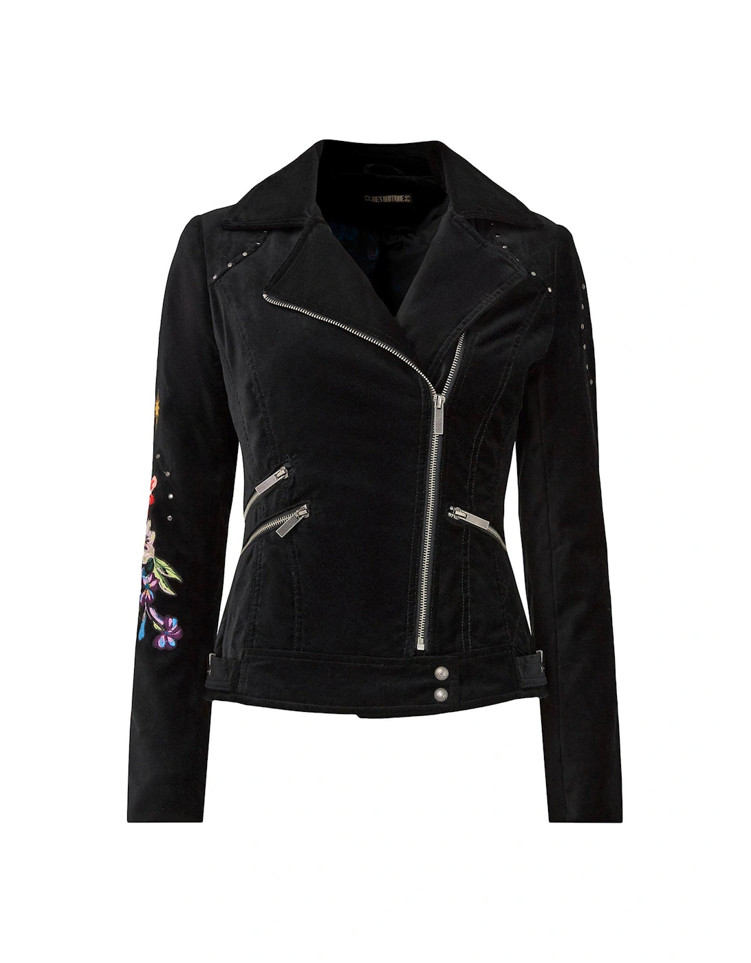 Embroidered Boutique Jacket - Black