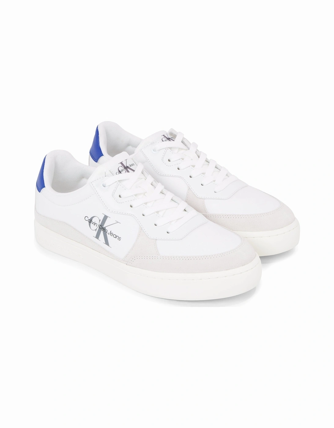 Jeans CLASSIC CUPSOLE Mens Trainers Bright White/Sapphire Blue