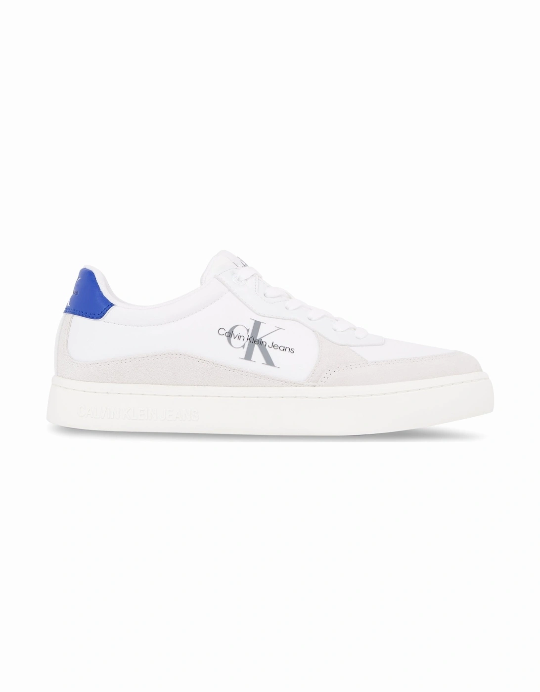 Jeans CLASSIC CUPSOLE Mens Trainers Bright White/Sapphire Blue