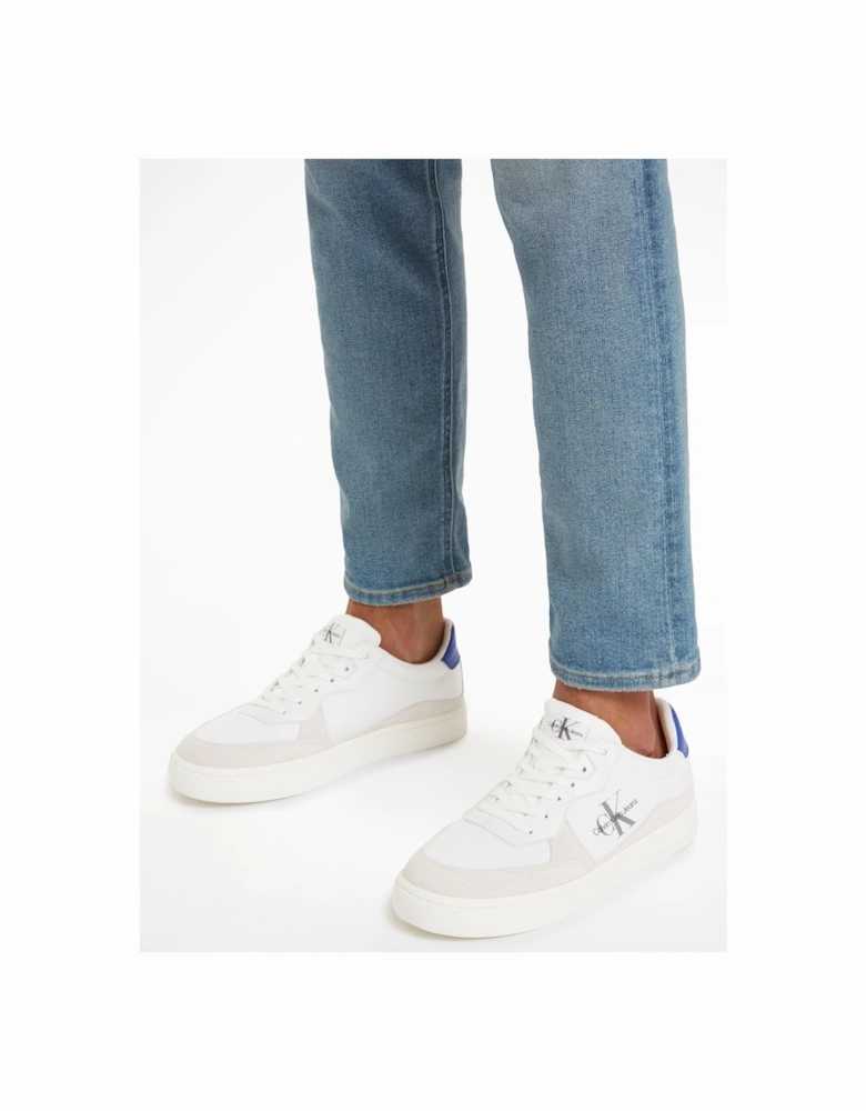 Jeans CLASSIC CUPSOLE Mens Trainers Bright White/Sapphire Blue