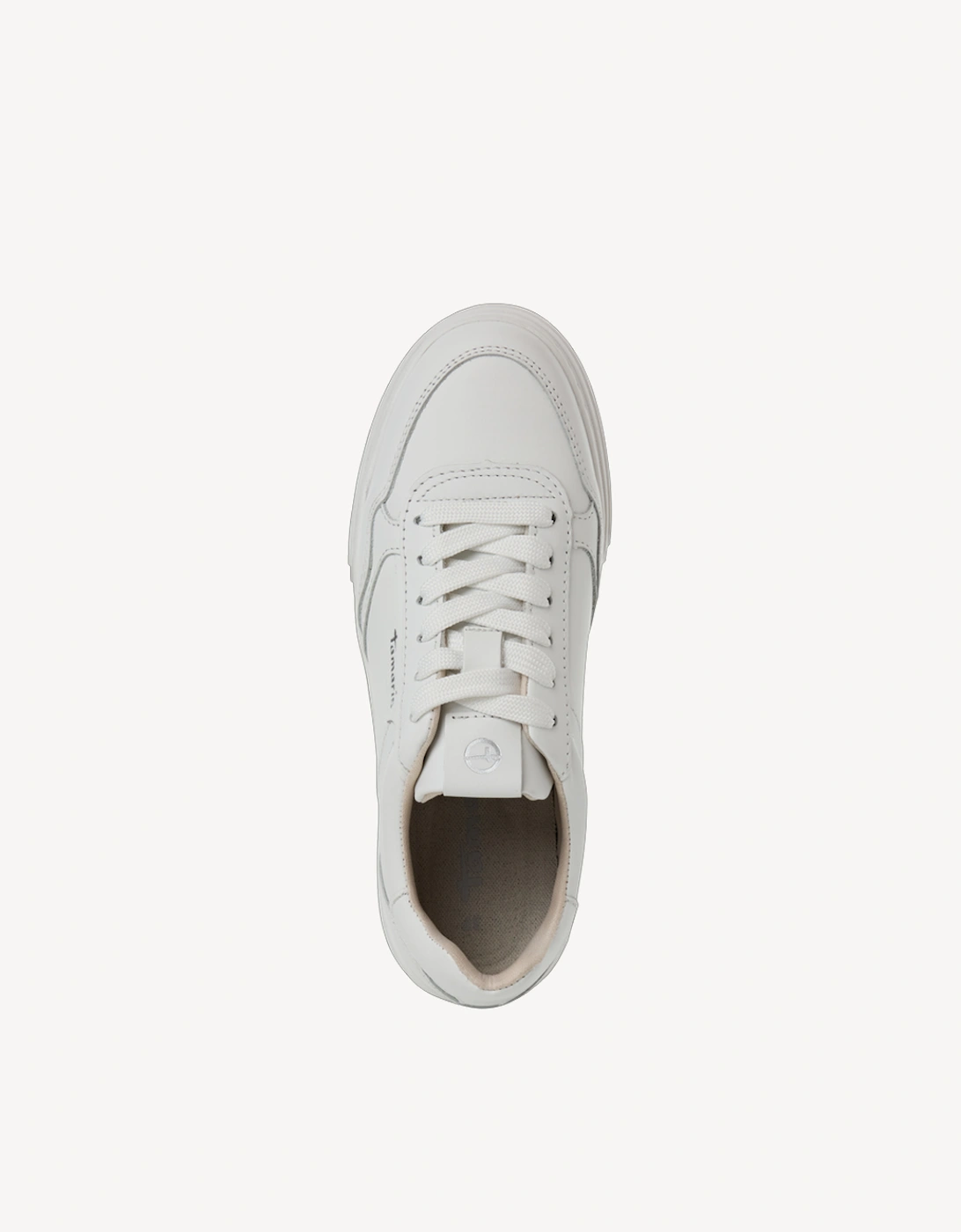 Women's 1-23617-42-100 Lace-up Trainer White