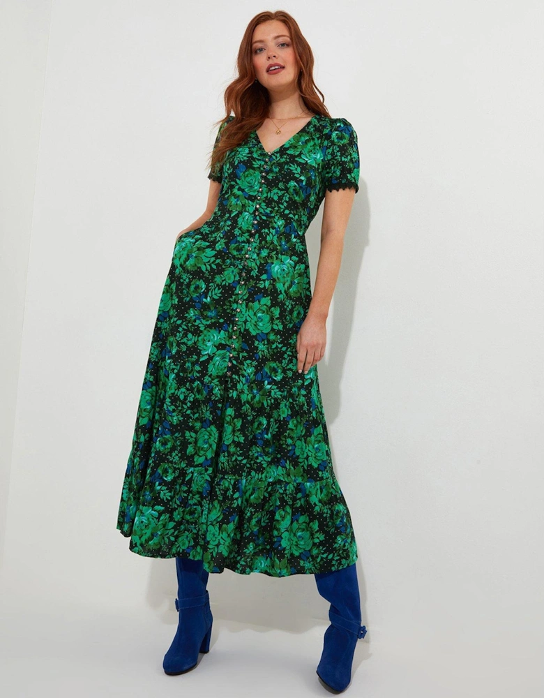 Daisy Dreams Dress - Bright Green