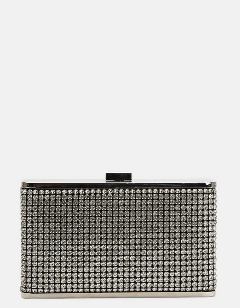 Embellished Box Clutch