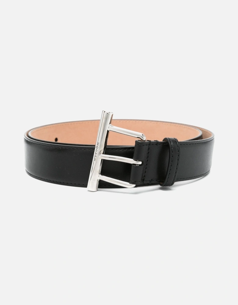 Sling Belt 35mm Smooth Calf Leather Black