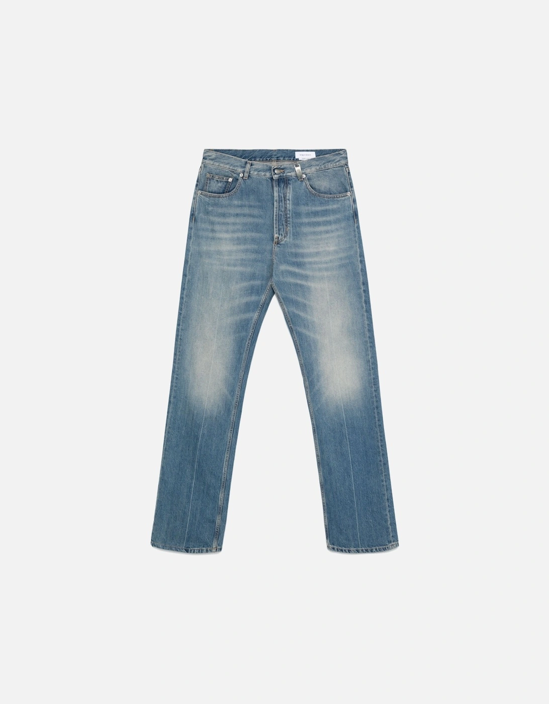 Washed Straight Leg Jeans Blue, 6 of 5