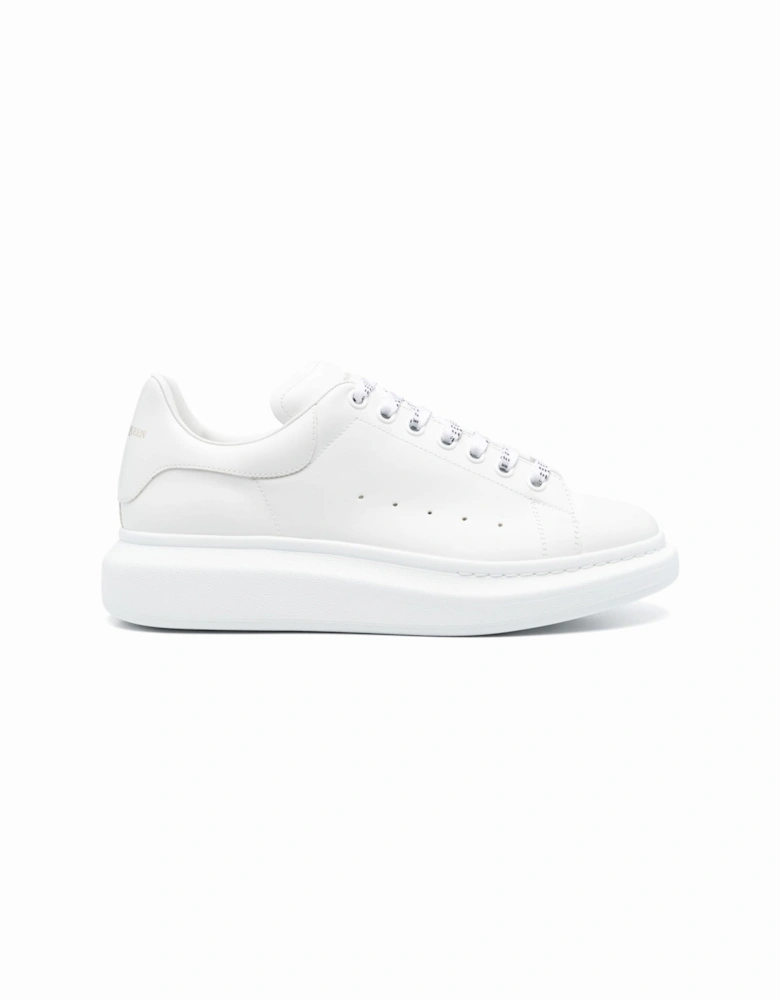 Leather Oversize Sole Sneakers White