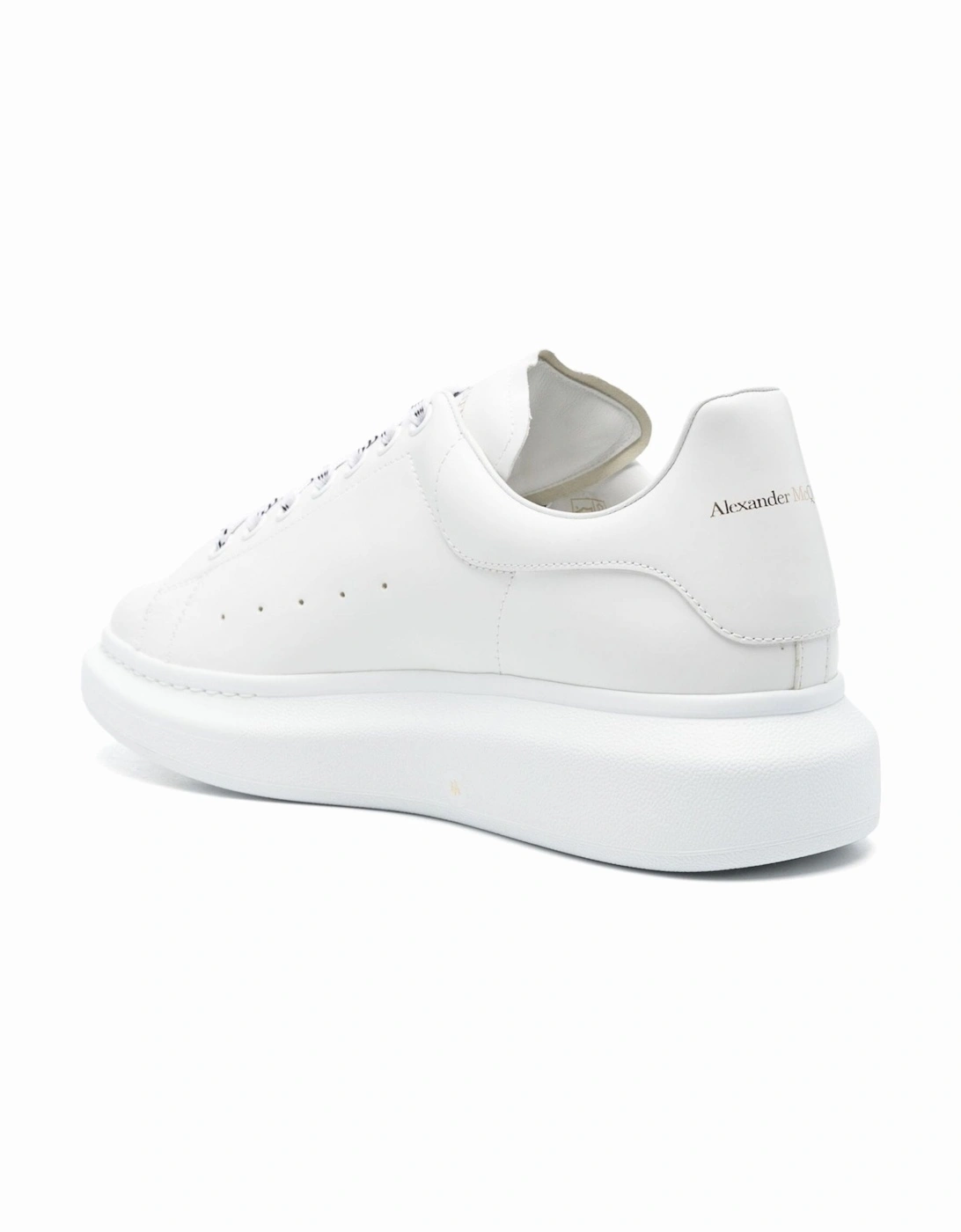 Leather Oversize Sole Sneakers White