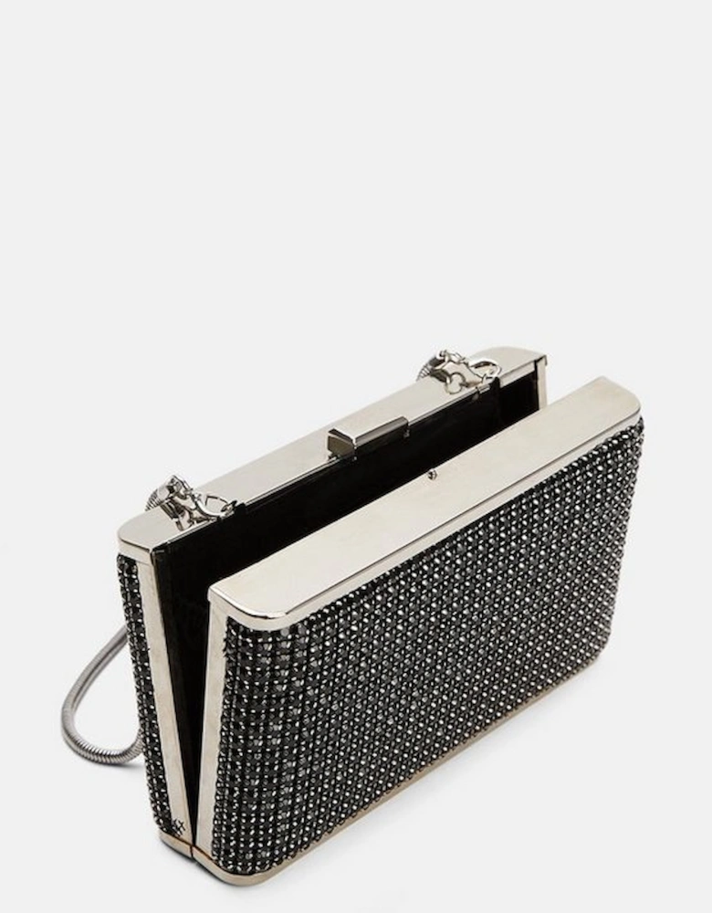 Embellished Box Clutch