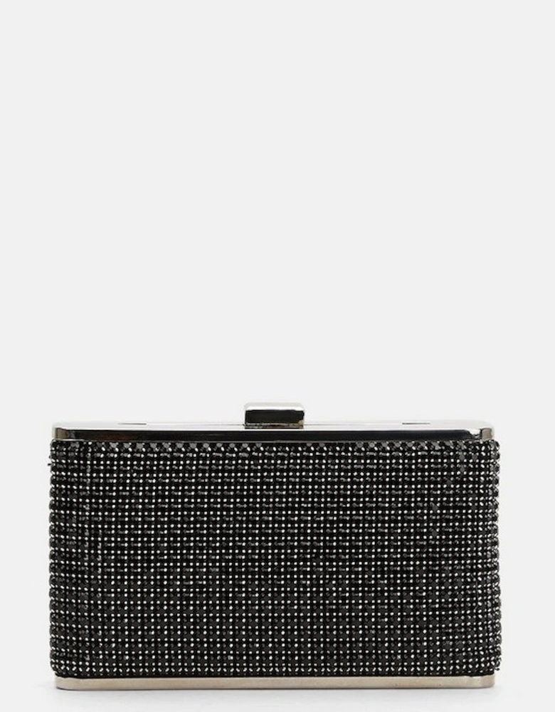 Embellished Box Clutch